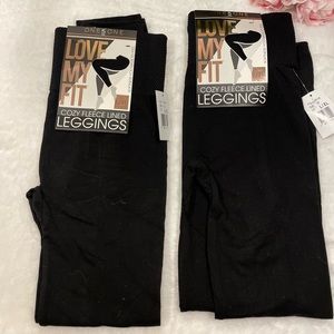 2 Pairs!! One 5 One - Women's Cozy Fleece
Lined Legging